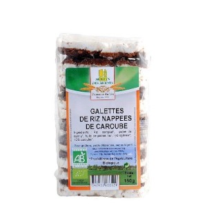 GALETTE DE RIZ NAPPEES CAROUBE - 150 GR