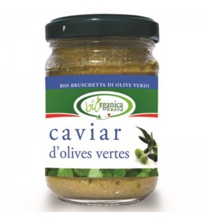 CAVIAR OLIVES VERTES - 140 GR